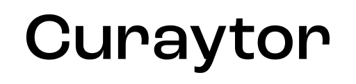 Curaytor Logo horizontal - White